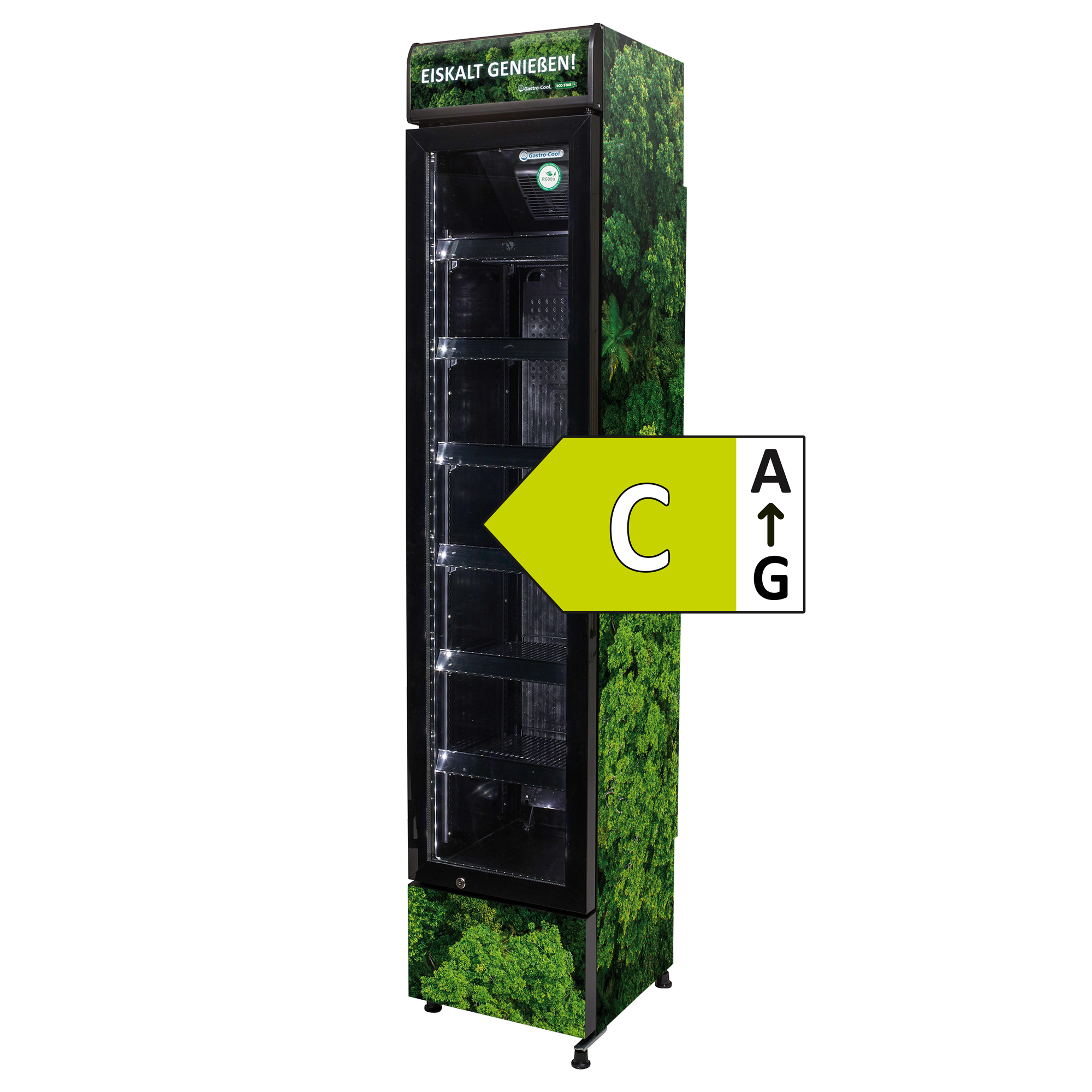 Slimline Cooler with advertising display - ECO STAR - GCDC130