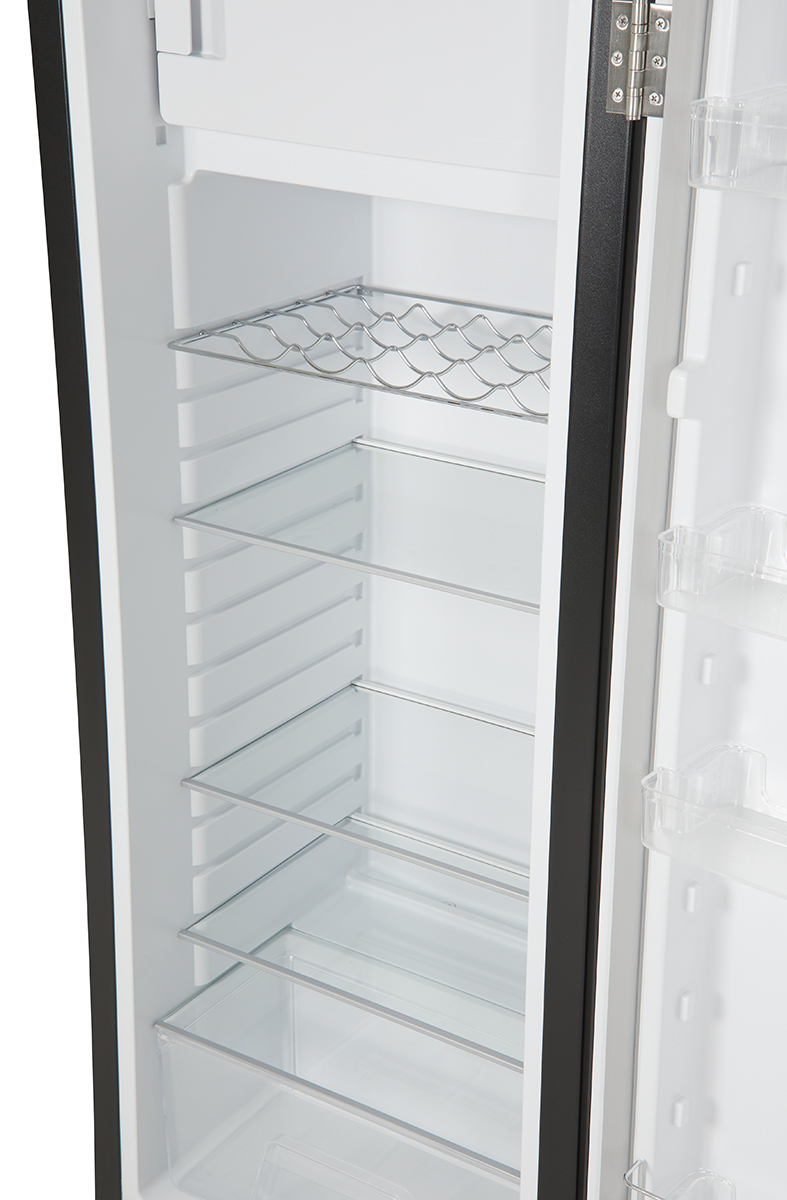 Gastro-Cool - Vintage Industries - Retro Cooler Havanna in black - VIRC330 - front view empty